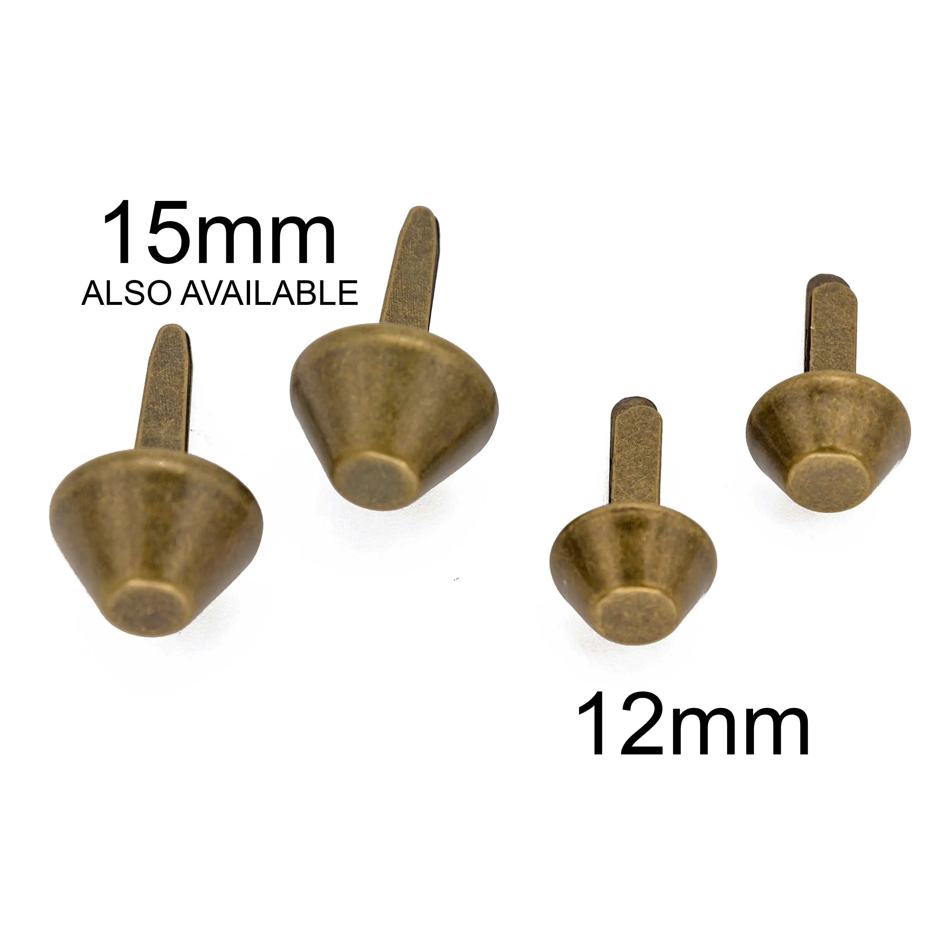 12mm Purse Feet with Prongs - Set of 8