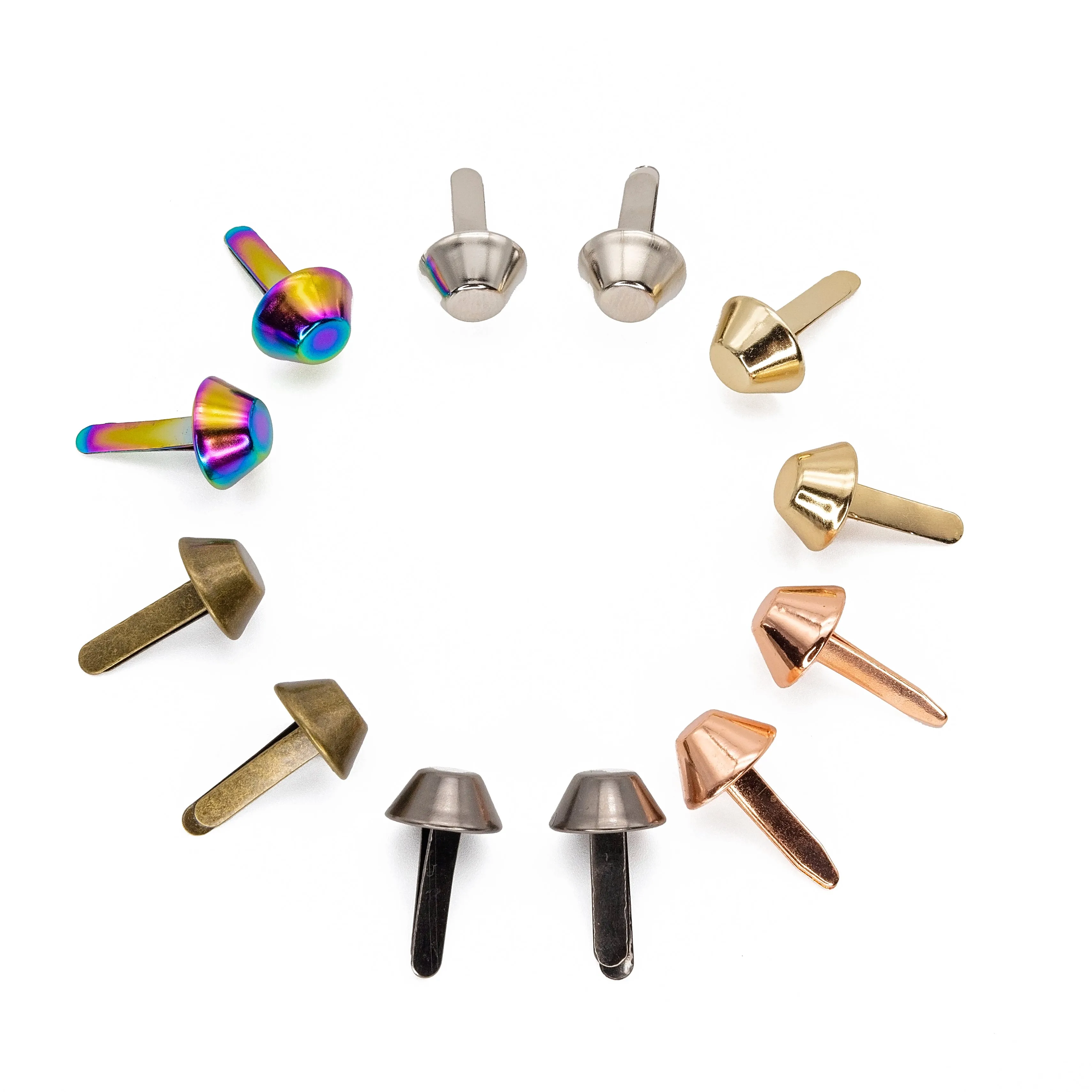 12mm Purse Feet with Prongs - Set of 8