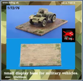 1/72 Display Base For Small  Scale Vehicles kits / D14