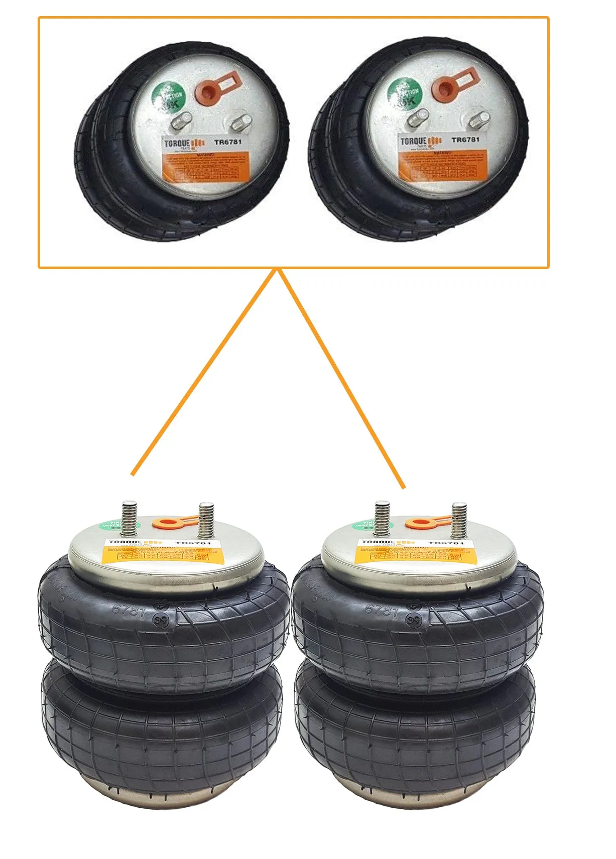 1973-1987 Chevy R10, R20, R30, R3500 Replaces Ride-Rite 2071