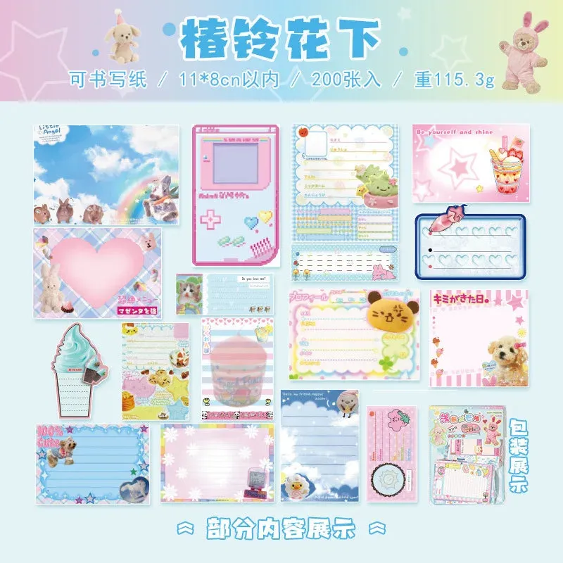 200 Pcs Cute jumino memo pads