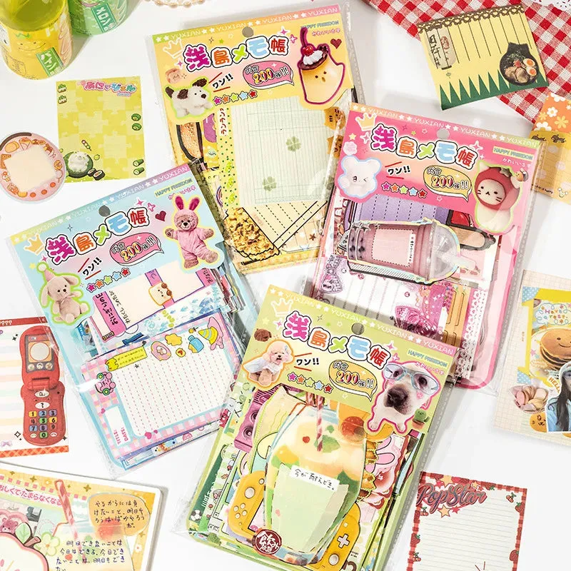 200 Pcs Cute jumino memo pads