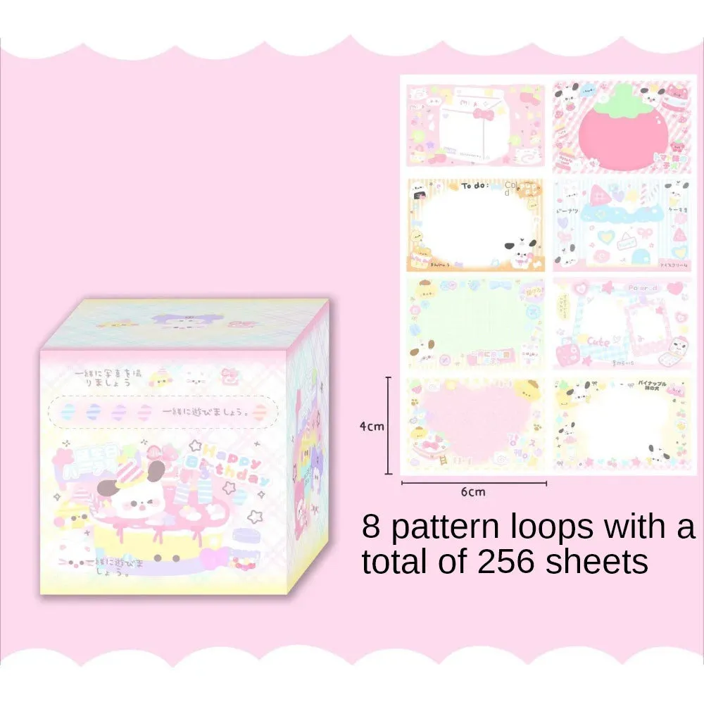 256 pcs/box Cartoon Cute Pull Out memo pads