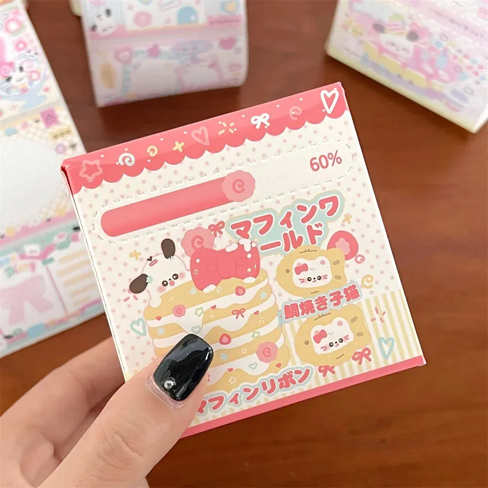 256 pcs/box Cartoon Cute Pull Out memo pads