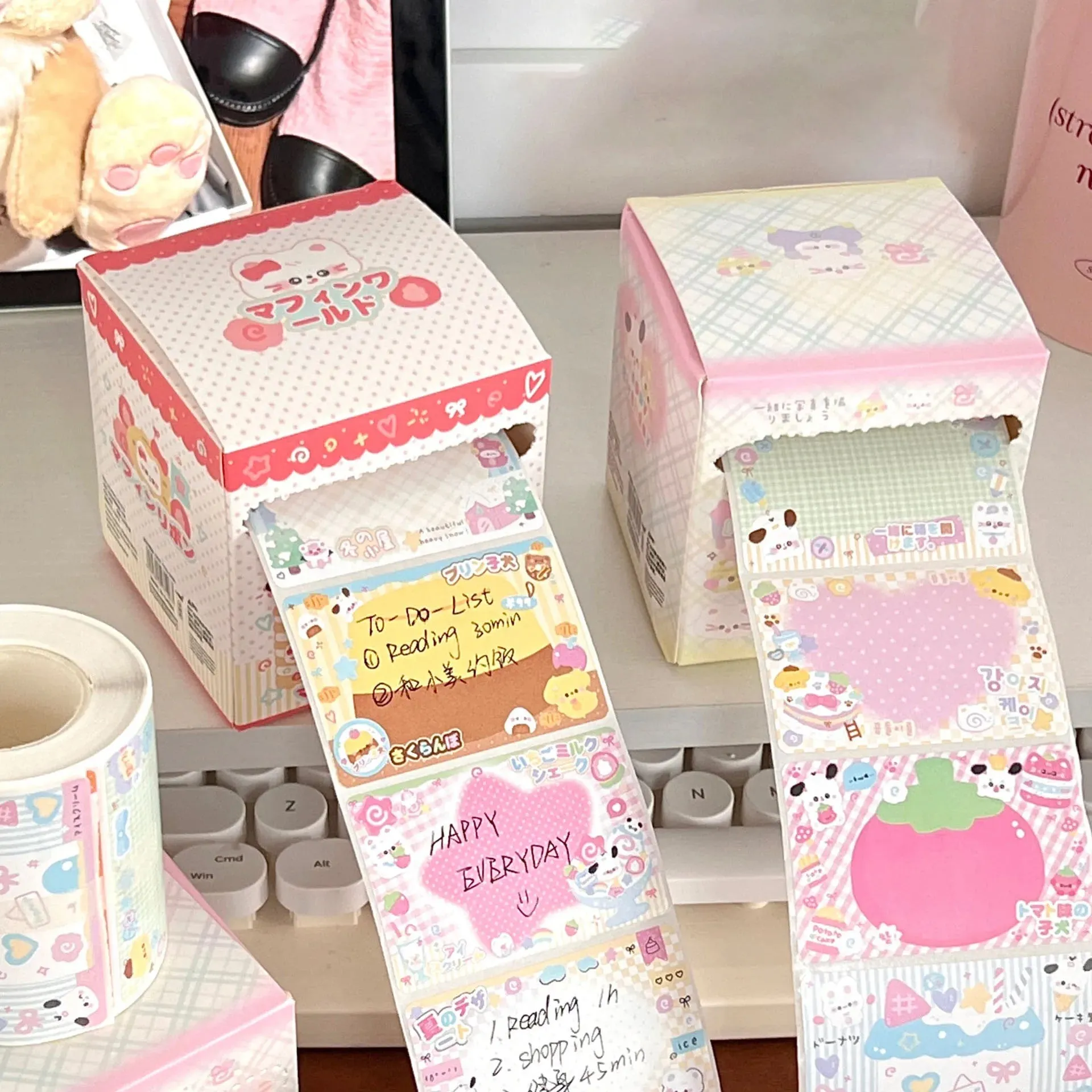 256 pcs/box Cartoon Cute Pull Out memo pads