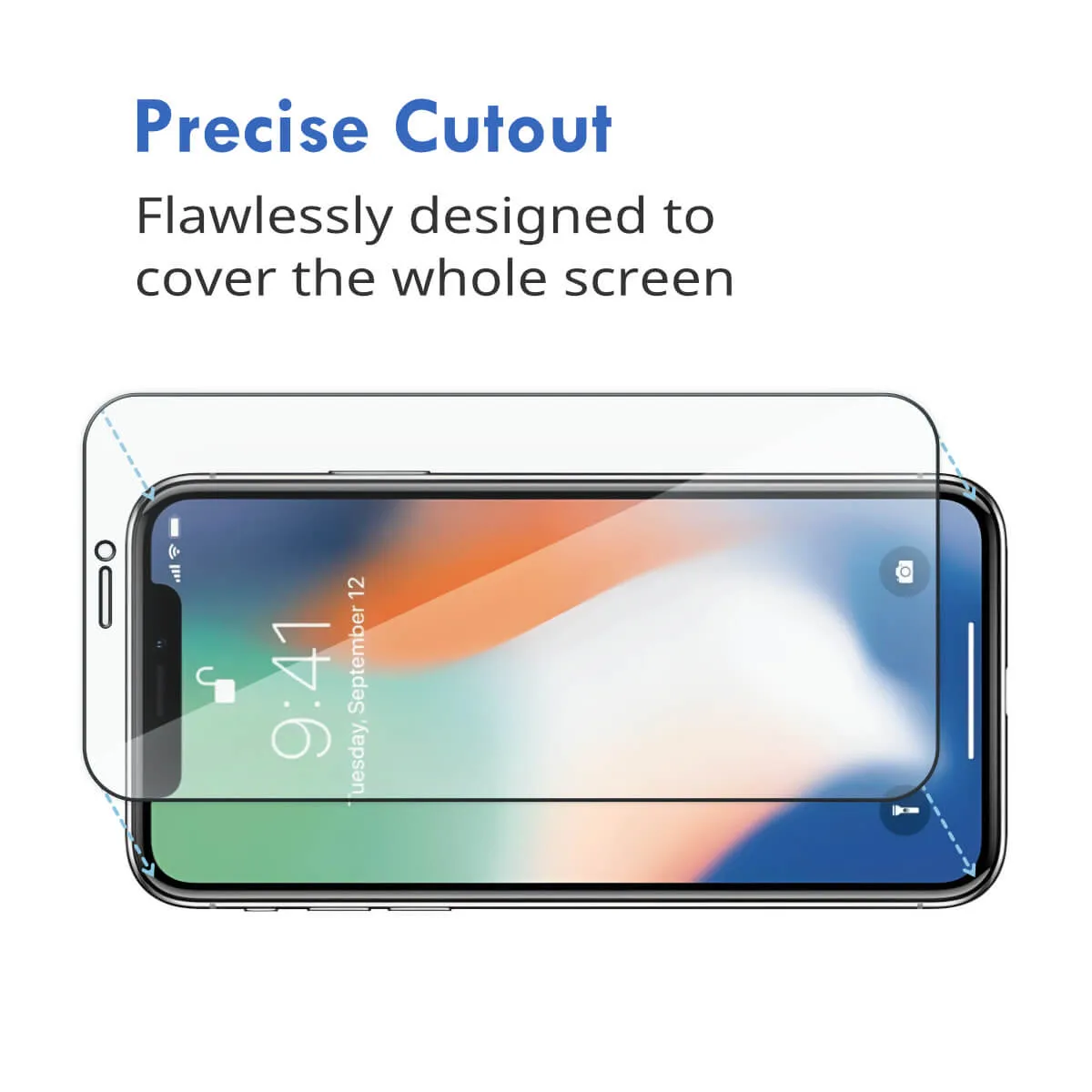 2x Hugmie® iPhone 12/12 Pro Full Coverage Screen Protector