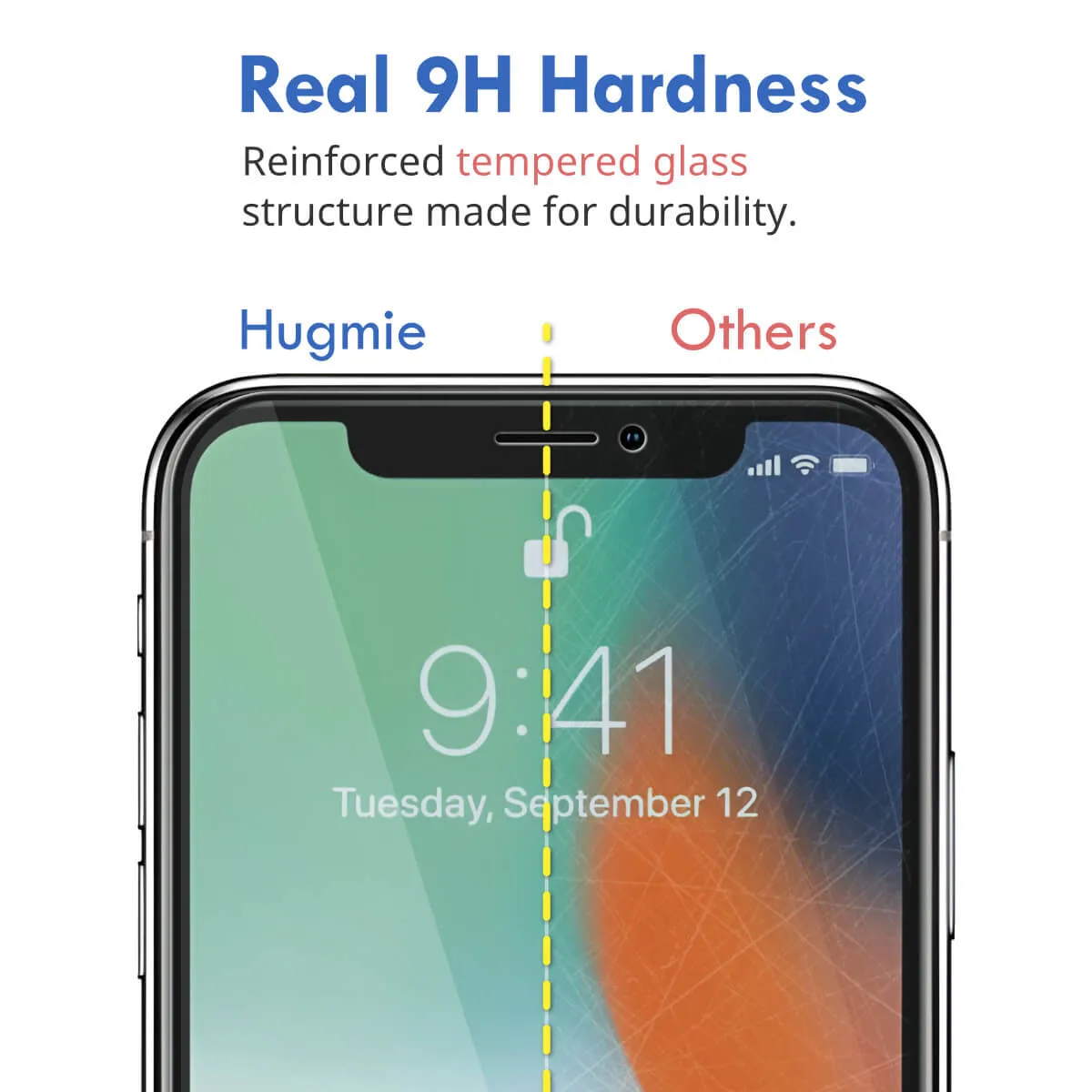 2x Hugmie® iPhone 12/12 Pro Privacy Screen Protector