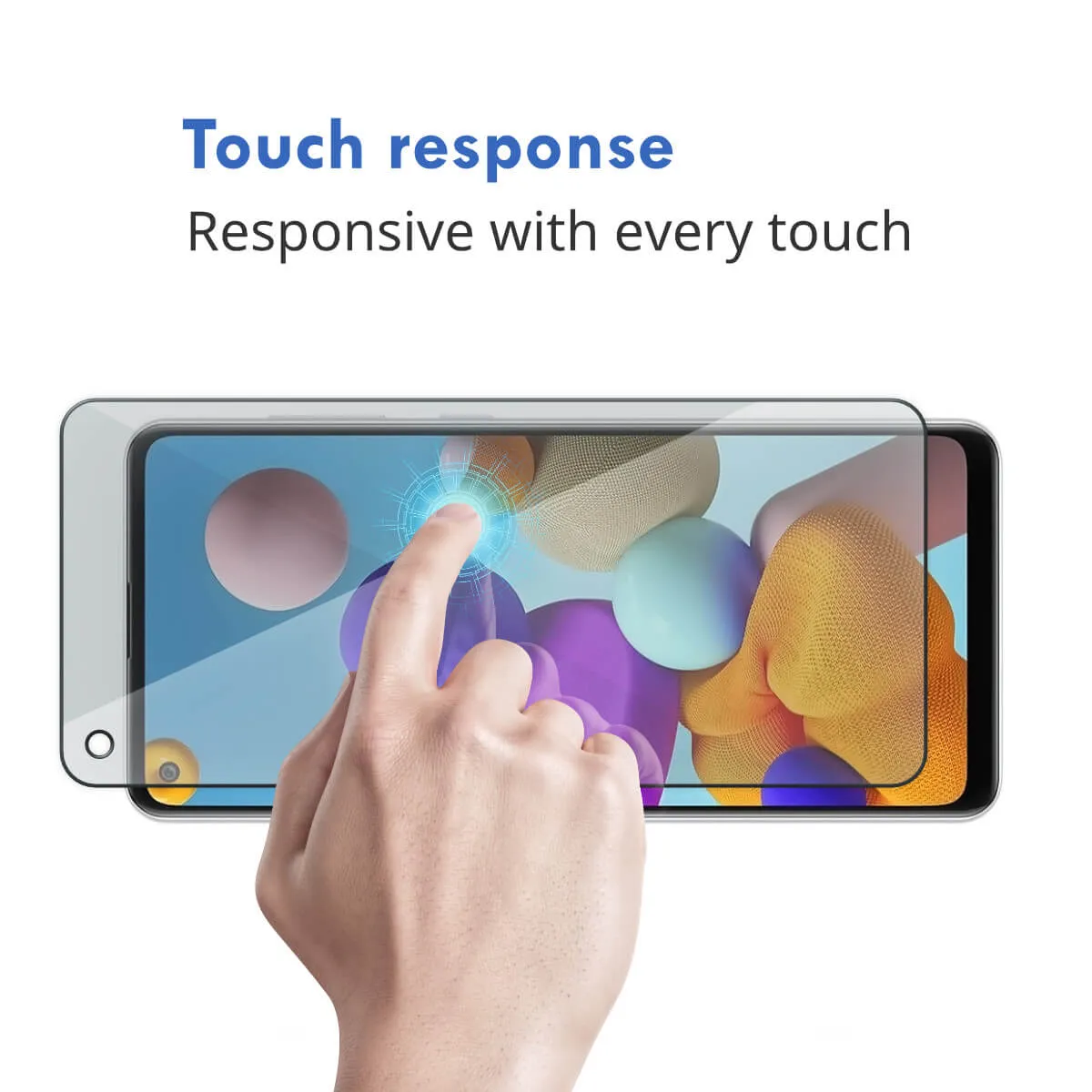 2x Hugmie® Samsung S21 FE Privacy Screen Protector