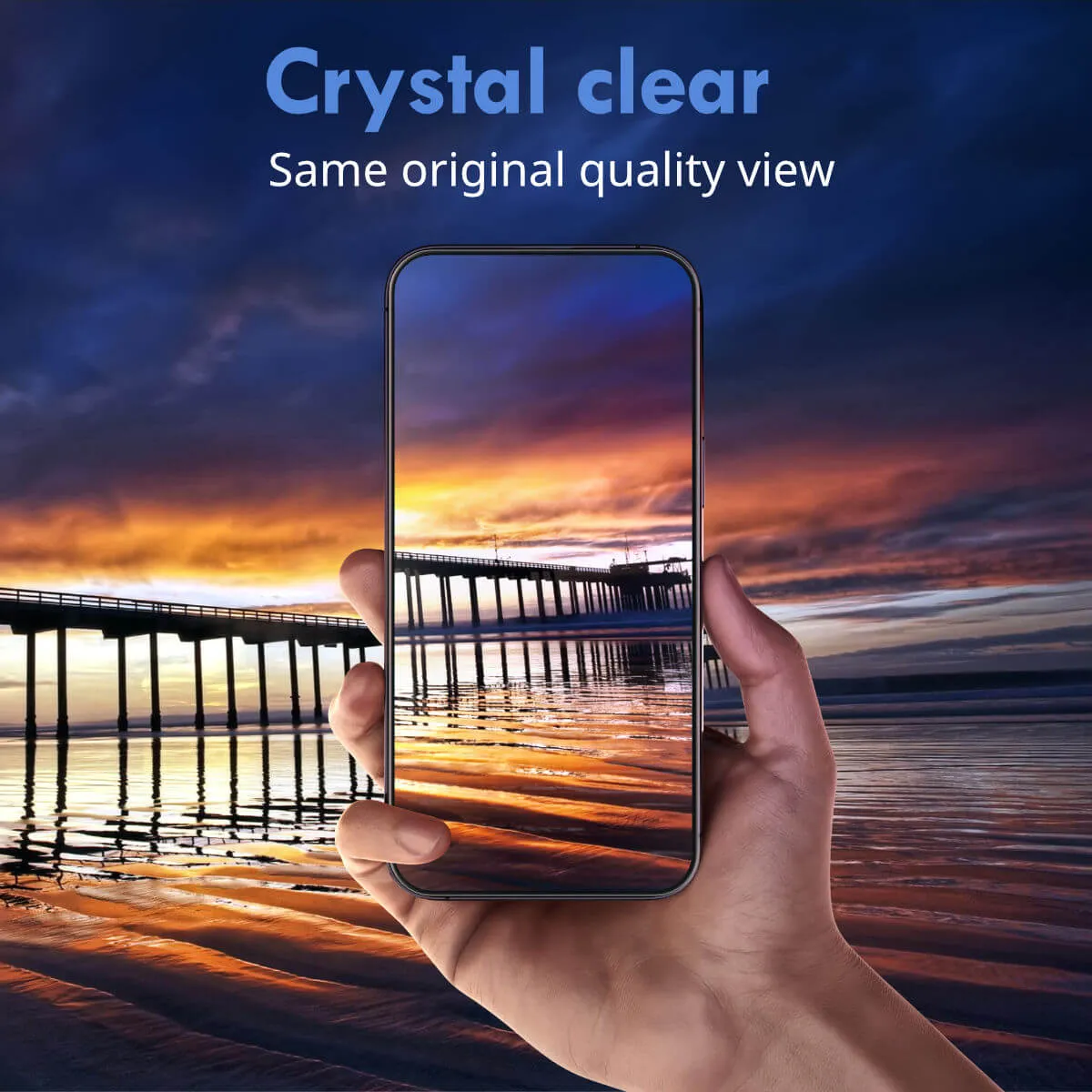 2x Hugmie® Samsung S23 Full Coverage Screen Protector