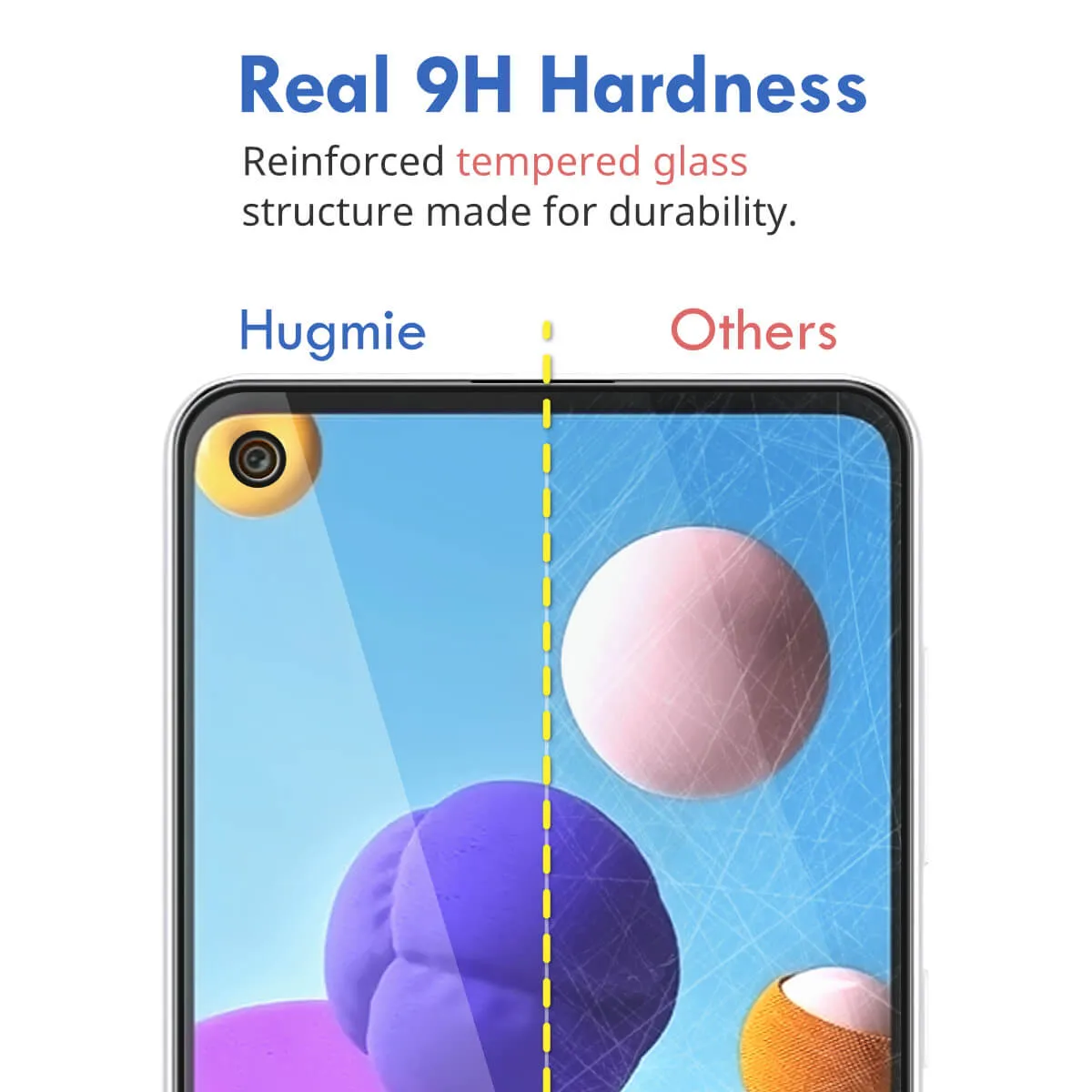 2x Hugmie® Samsung S23 Full Coverage Screen Protector
