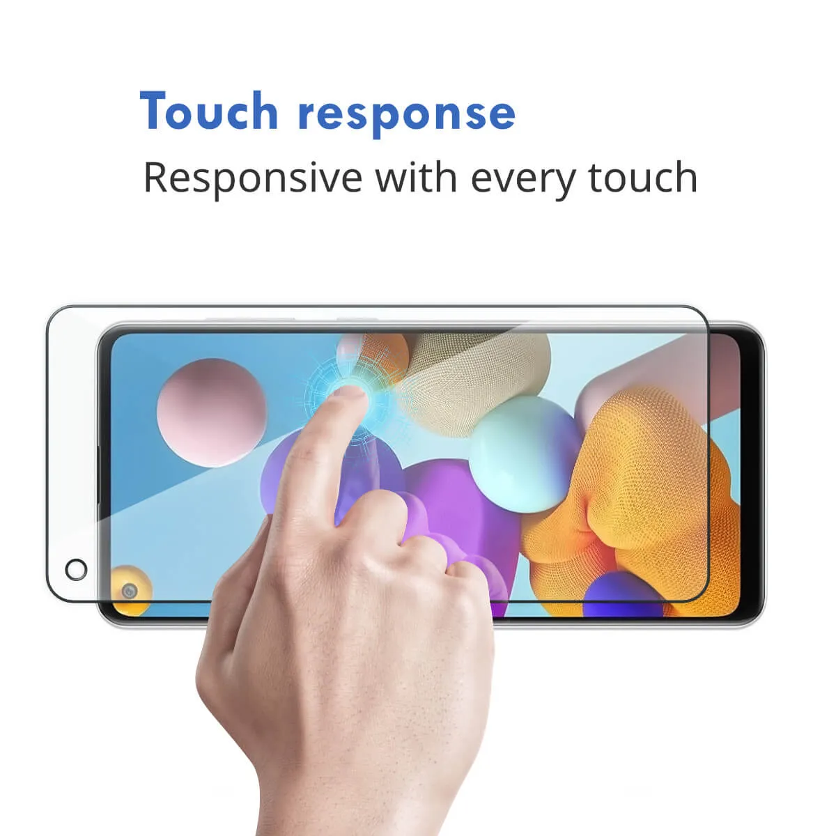 2x Hugmie® Samsung S23 Full Coverage Screen Protector