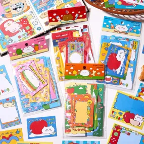 50 Pcs bright colored memo pads