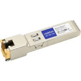 AddOn 8-Pack of Juniper Networks JNP-1G-T Compatible TAA Compliant 10/100/1000Base-TX SFP Transceiver (Copper, 100m, RJ-45) JNP-1G-T-8PACK-AO