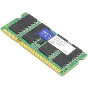 AddOn AA800D2S6/2G x1 Dell A2537144 Compatible 2GB DDR2-800MHz Unbuffered Dual Rank 1.8V 200-pin CL6 SODIMM A2537144-AA