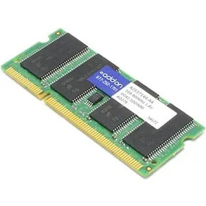 AddOn AA800D2S6/2G x1 Dell A2537144 Compatible 2GB DDR2-800MHz Unbuffered Dual Rank 1.8V 200-pin CL6 SODIMM A2537144-AA