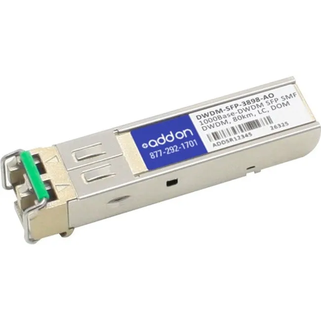 Addon Cisco Dwdm-Sfp-3898 Compatible Taa Compliant 1000Base-Dwdm100Ghz Sfp Trans