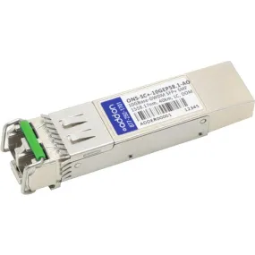 AddOn Cisco ONS ONS-SC -10GEP58.1 Compatible TAA Compliant 10GBase-DWDM 100GHz SFP  Transceiver (SMF, 1558.17nm, 80km, LC, DOM) ONS-SC -10GEP58.1-AO
