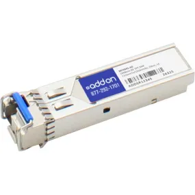 AddOn IBM 88Y6845 Compatible TAA Compliant 100Base-BX SFP Transceiver (SMF, 1310nmTx/1550nmRx, 20km, LC) 88Y6845-AO