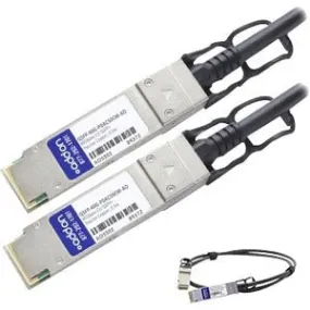 AddOn MSA and TAA Compliant 40GBase-CU QSFP  to QSFP  Direct Attach Cable (Passive Twinax, 0.5m) QSFP-40G-PDAC50CM-AO