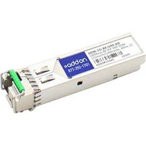 Addon Netgear Agm-1G-Bx-U40 Compatible Taa Compliant 1000Base-Bx Sfp Transceiver (Smf, 1310Nmtx/1490Nmrx, 40Km, Lc, Dom)