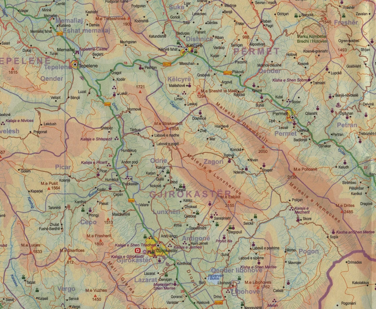 Albania ITMB Map
