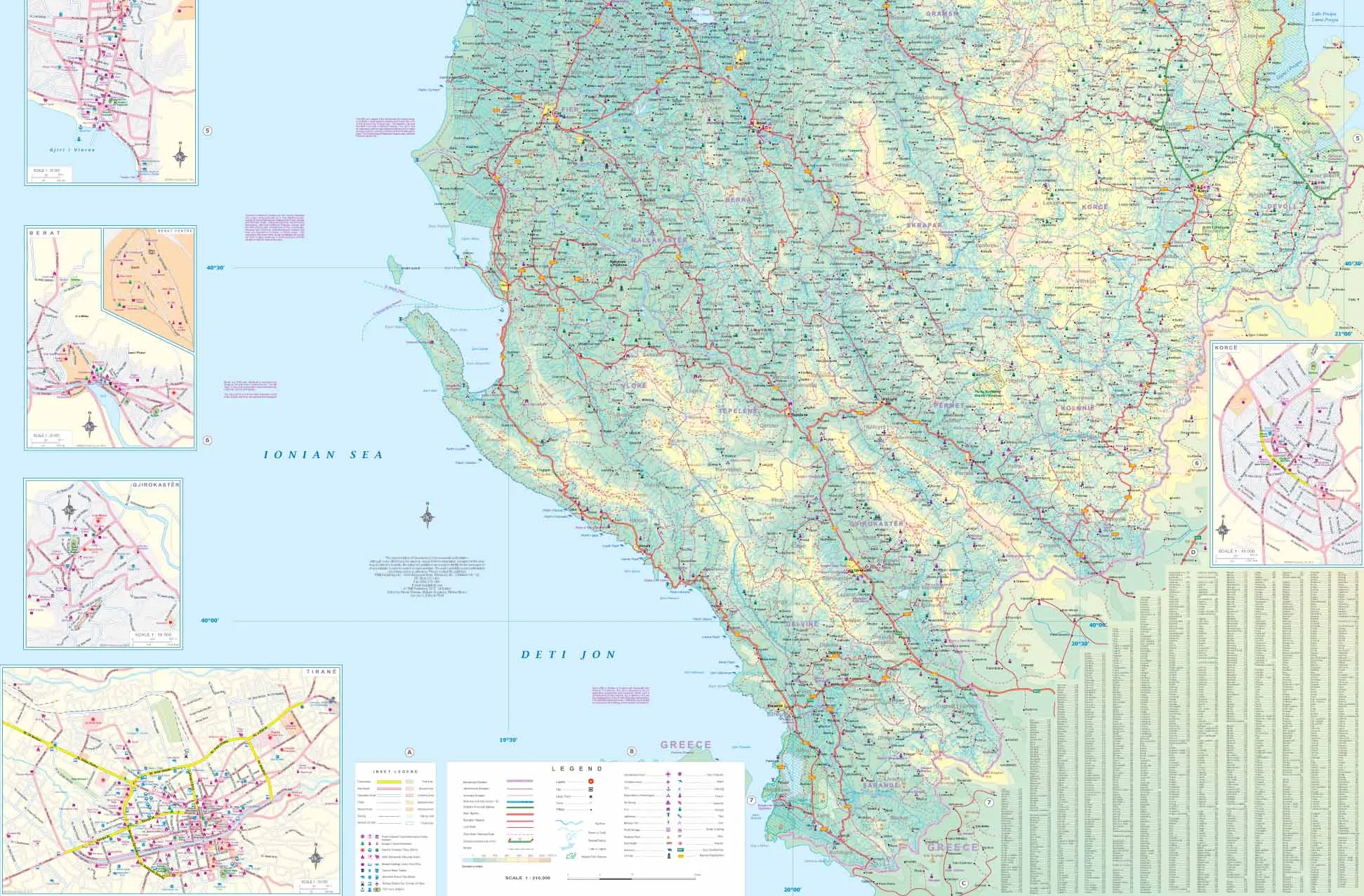 Albania ITMB Map