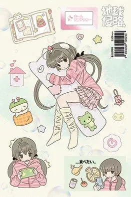 All girls sticker sheets 1pc