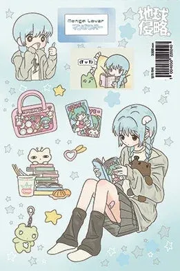 All girls sticker sheets 1pc