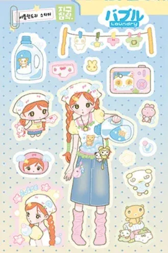 All girls sticker sheets 1pc