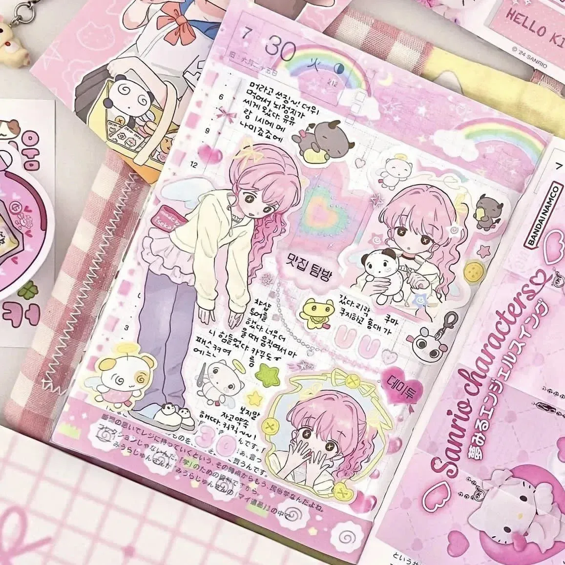 All girls sticker sheets 1pc
