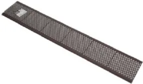 Amerimax 85379 36" Brown Plastic Gutter Guard Screen Cover Protectors - Quantity of 12