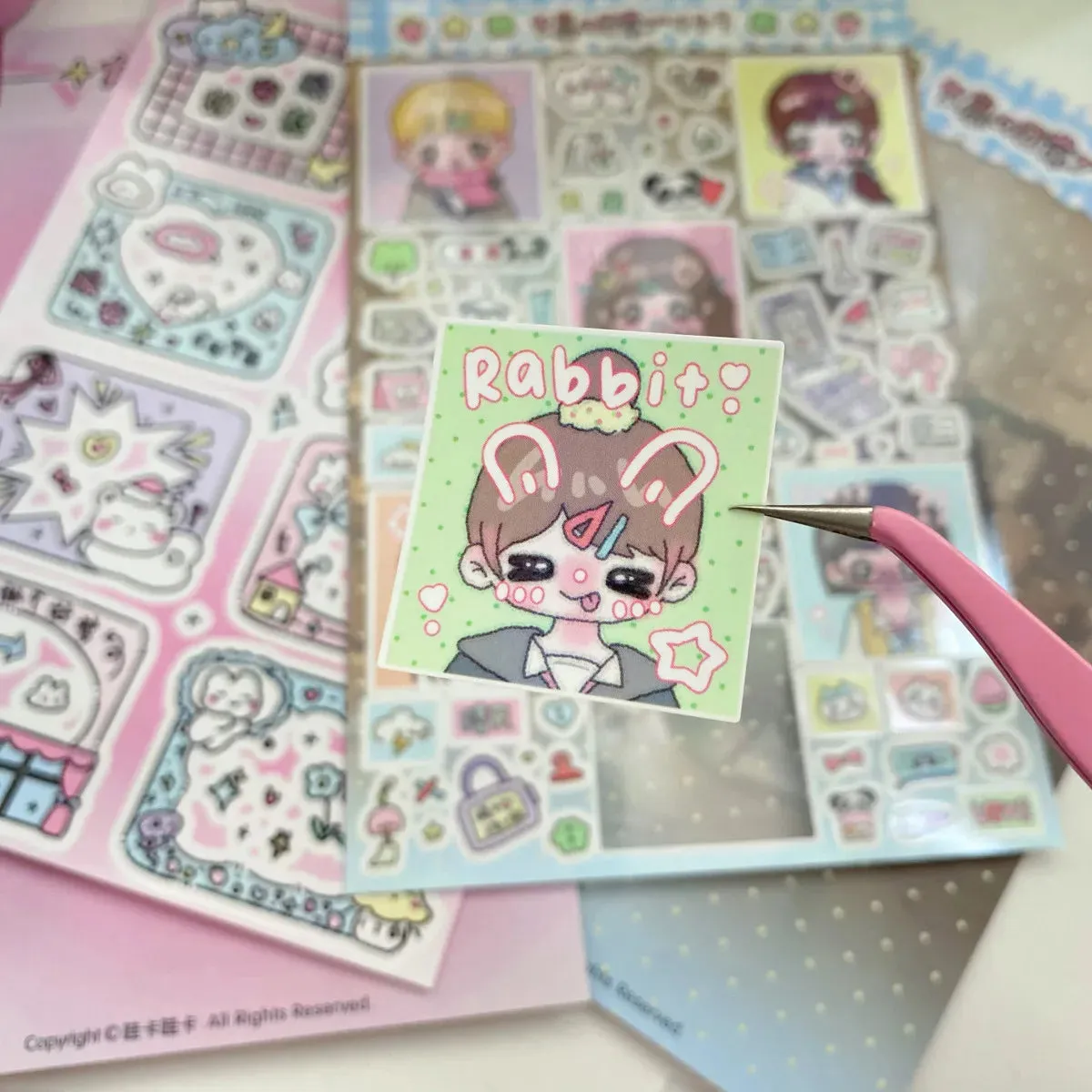 Anime high school stickers