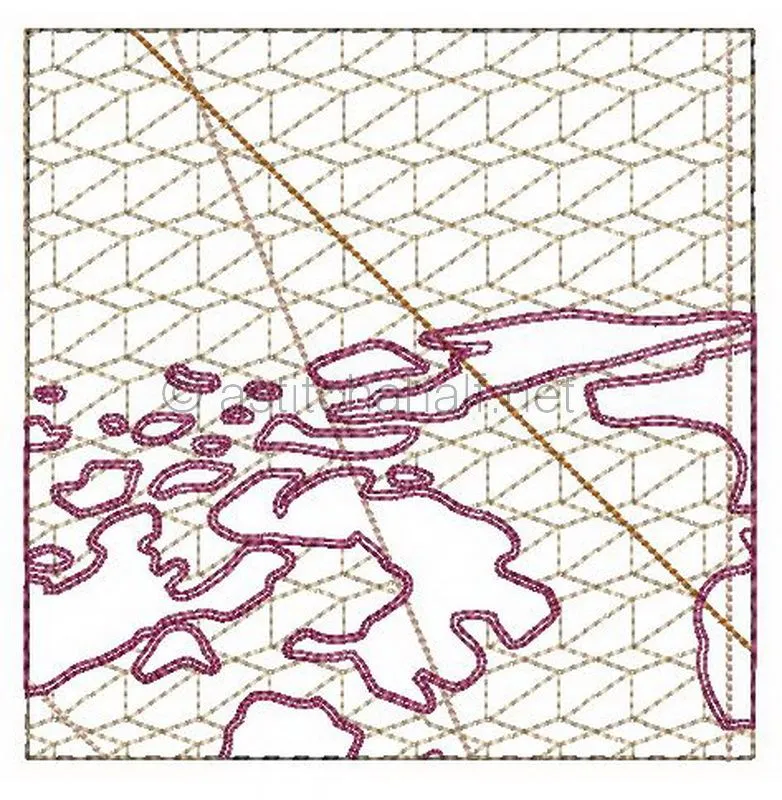 Antique World Map Quilt Combo