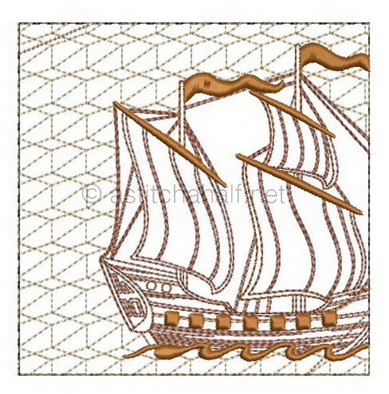 Antique World Map Quilt Combo