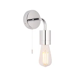 Arno 1Lt Bathroom Wall Light IP44 - Chrome