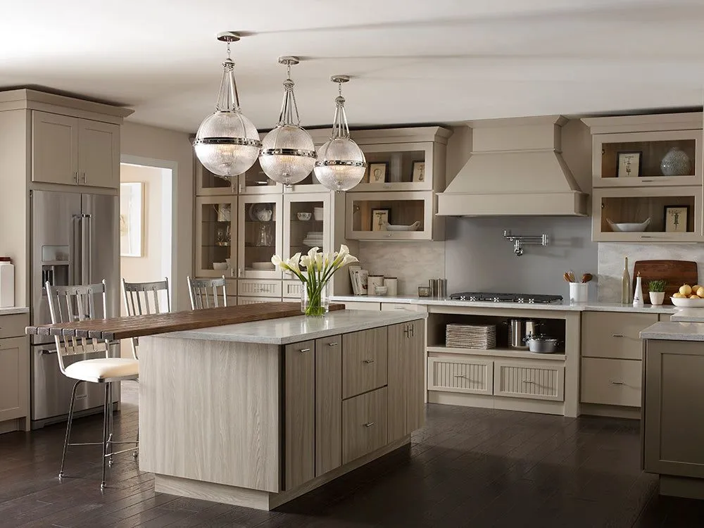 Aster 3Lt  Centre Ceiling Light - Natural Brass/Polished Nickel Finish