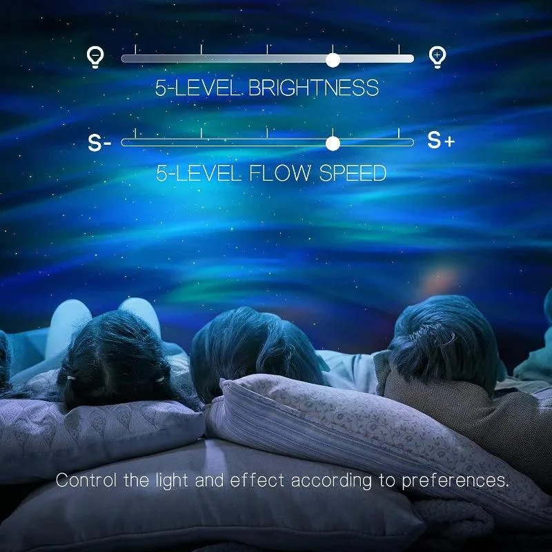 Aurora Galaxy Light Projector – Bluetooth Star Lamp with Remote