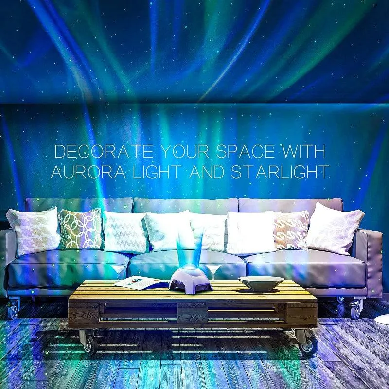 Aurora Galaxy Light Projector – Bluetooth Star Lamp with Remote