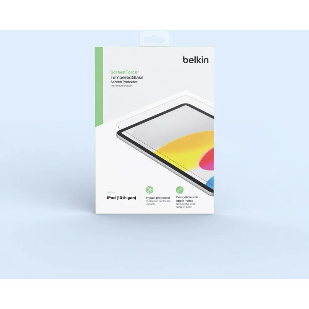 Belkin ScreenForce Tempered Glass Screen Protector for iPad 10th Gen