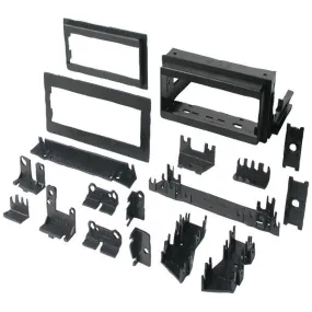 BEST KITS BKGM4 In-Dash Installation Kit (GM(R) Universal 1982-2003 with Factory Brackets & Flat, .5" & 1" Trim Plates Single-DIN)