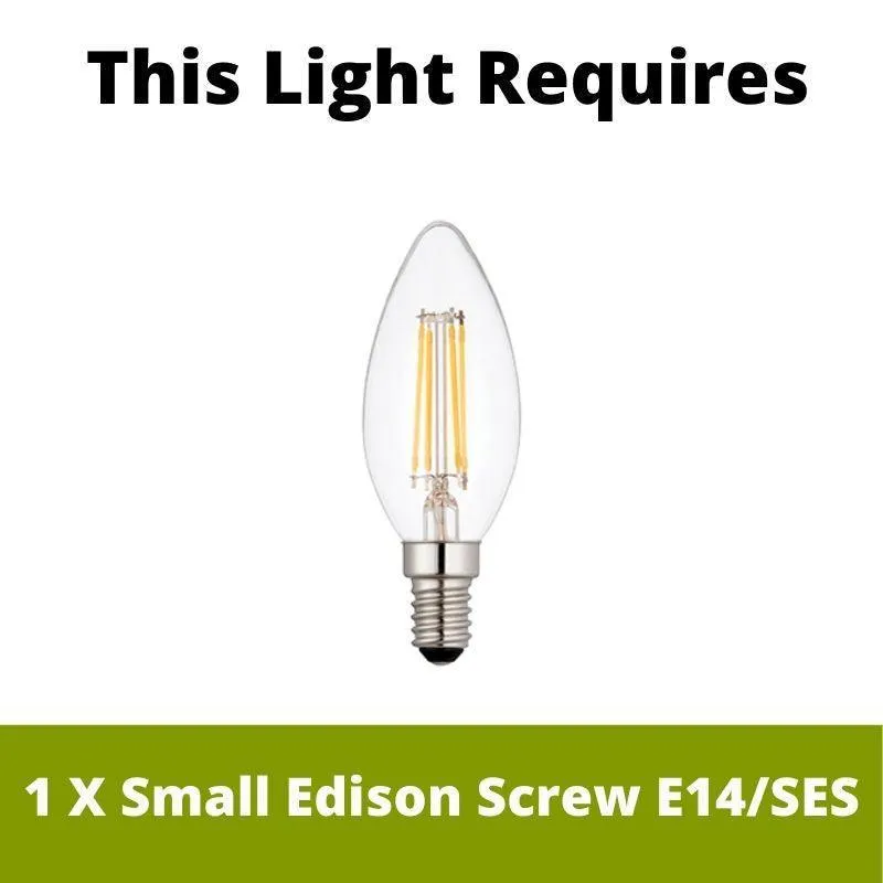 Black & Gold Single Light Picture Light Elstead
