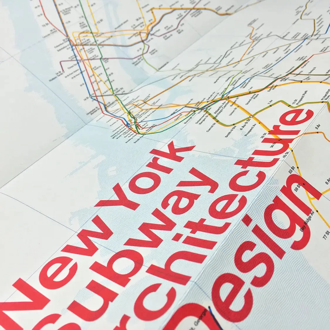 Blue Crow Media New York  Subway Architecture Map