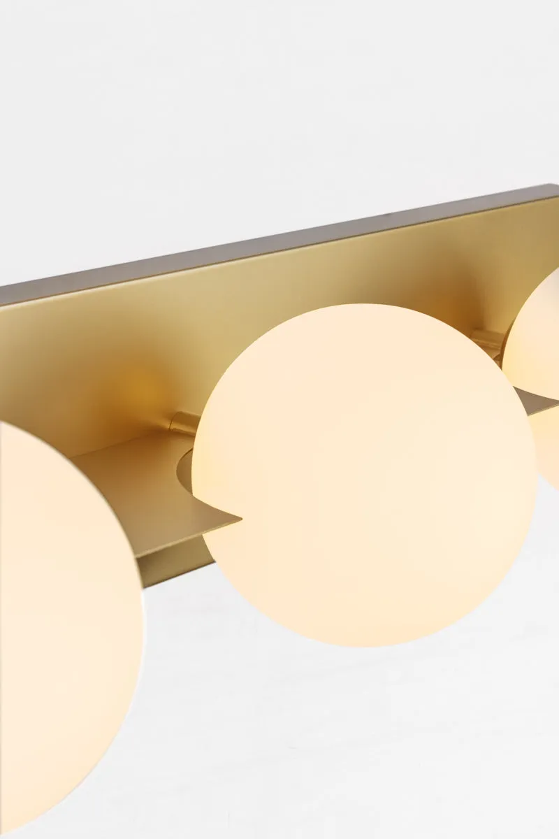 Bonnie Triple Glass Wall Sconce