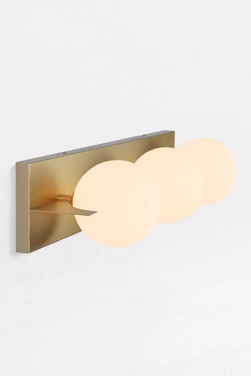 Bonnie Triple Glass Wall Sconce