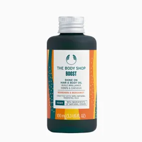 Boost Shine On Hair & Body Oil