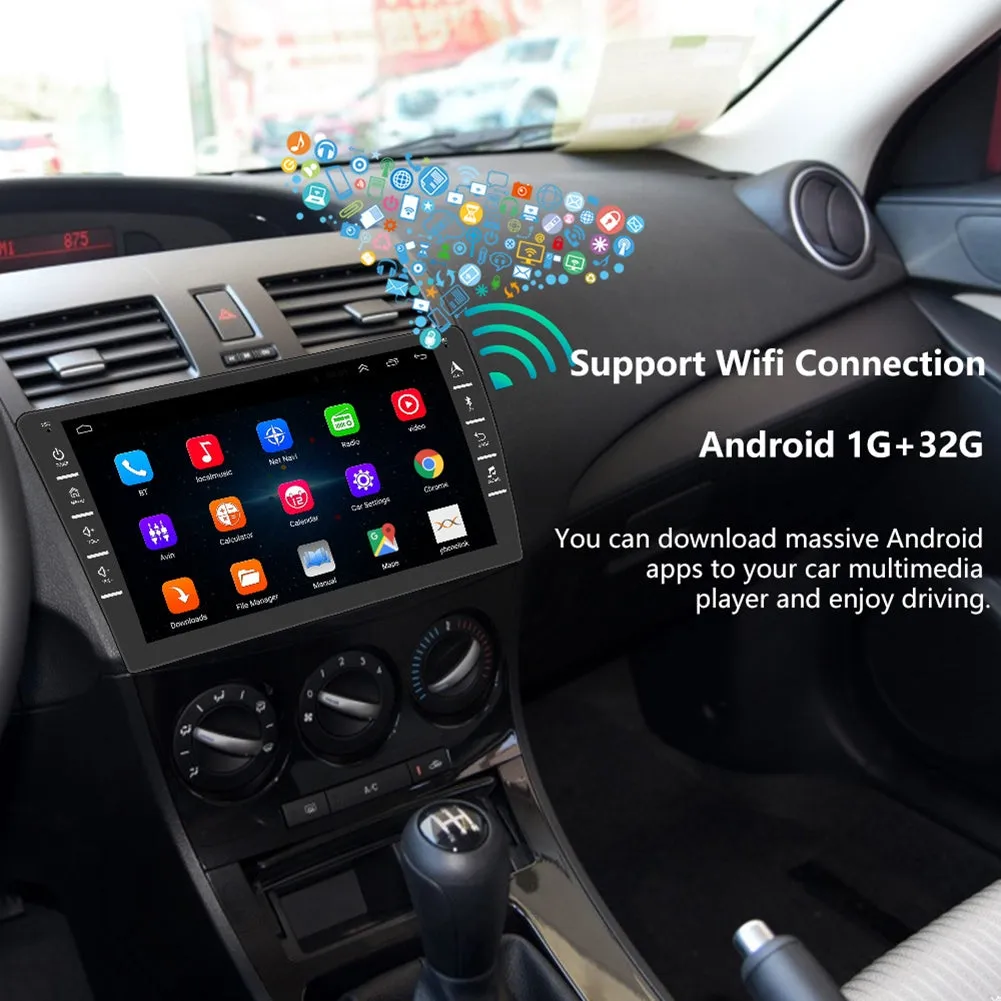 Car Multimedia Player 8 inch Central Control Android 9.1