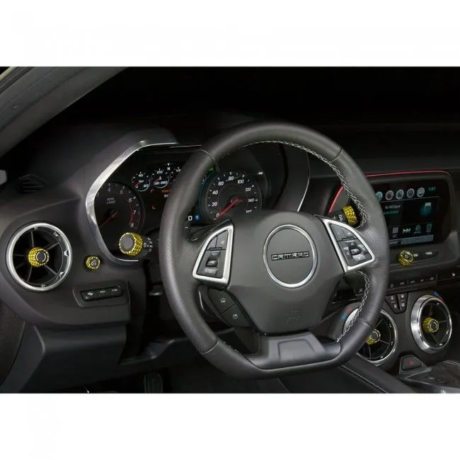 Chevrolet Camaro Gen 6 Interior Knob Kit (Carbon Fiber)