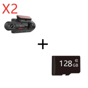 Color: Black with 128G Memory card2PC - Hidden Driving Recorder 3