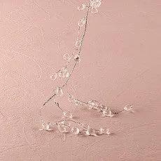 CRYSTAL & SILVER WIRE DECORATIVE GARLAND