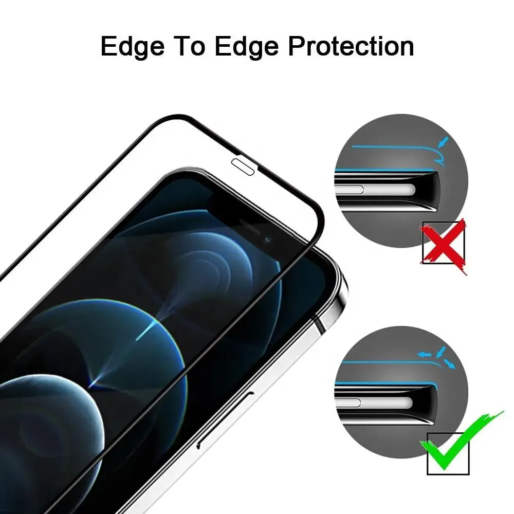 Curved Tempered Glass Screen Protector for iPhone 12 Pro Max